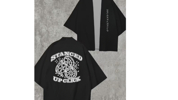 SUC Street Kimono Black